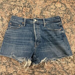 MOTHER Denim TomCat Kick Fray Short Jean Shorts